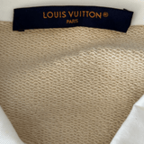Louis Vuitton Beige & White Articles De Voyage Quarter Zip Sweater - Morely TrendsLouis Vuitton Type here:)