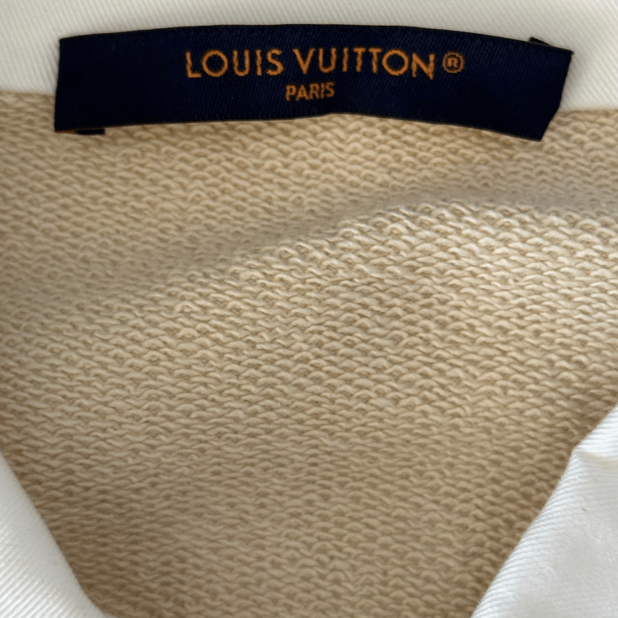 Louis Vuitton Beige & White Articles De Voyage Quarter Zip Sweater - Morely TrendsLouis Vuitton Type here:)