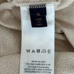 Louis Vuitton Beige & White Articles De Voyage Quarter Zip Sweater - Morely TrendsLouis Vuitton Type here:)