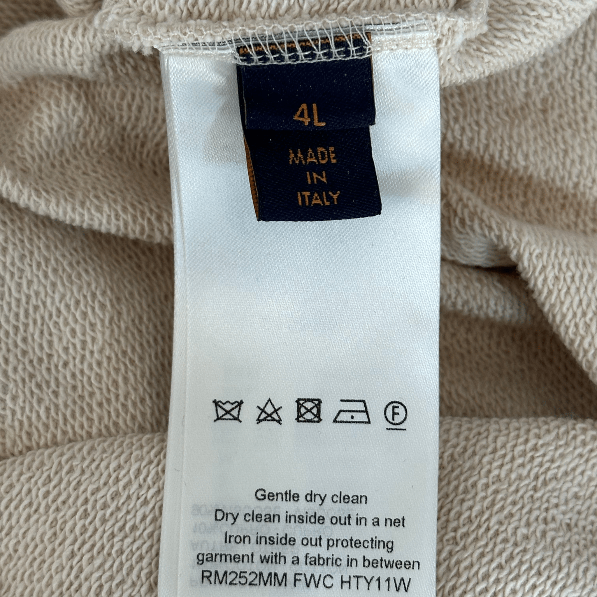 Louis Vuitton Beige & White Articles De Voyage Quarter Zip Sweater - Morely TrendsLouis Vuitton Type here:)