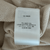 Louis Vuitton Beige & White Articles De Voyage Quarter Zip Sweater - Morely TrendsLouis Vuitton Type here:)