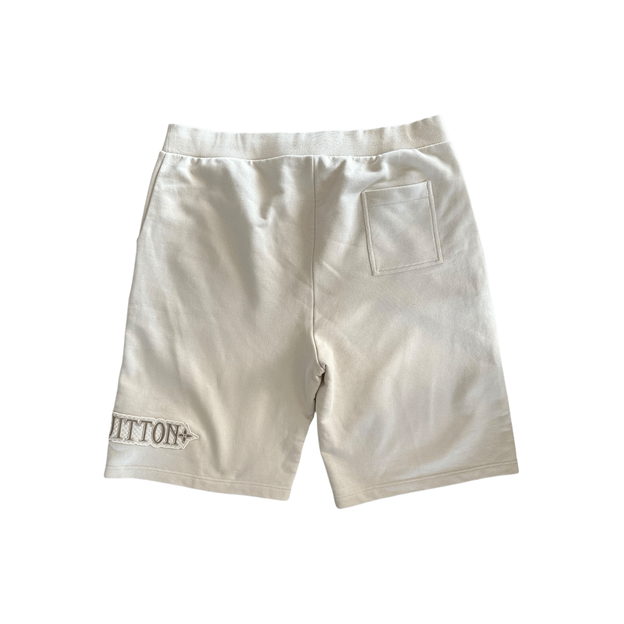 Louis Vuitton Beige & White Logo Shorts - Morely TrendsLouis Vuitton Type here:)