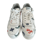 Dior Kenny Scharf White & Multicolor Oblique Faces B27 Sneakers - Morely TrendsDior Type here:)