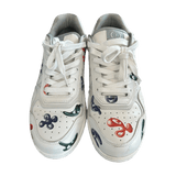 Dior Kenny Scharf White & Multicolor Oblique Faces B27 Sneakers - Morely TrendsDior Type here:)