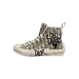 Dior Stussy White & Black Bee Oblique B23 Sneakers - Morely TrendsDior Type here:)