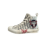 Dior White & Black Ox Oblique B23 Sneakers - Morely TrendsDior Type here:)