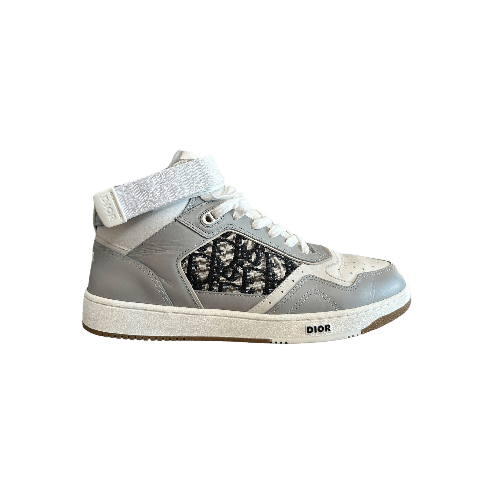 Dior Grey & White Oblique B27 Sneakers - Morely TrendsDior Type here:)