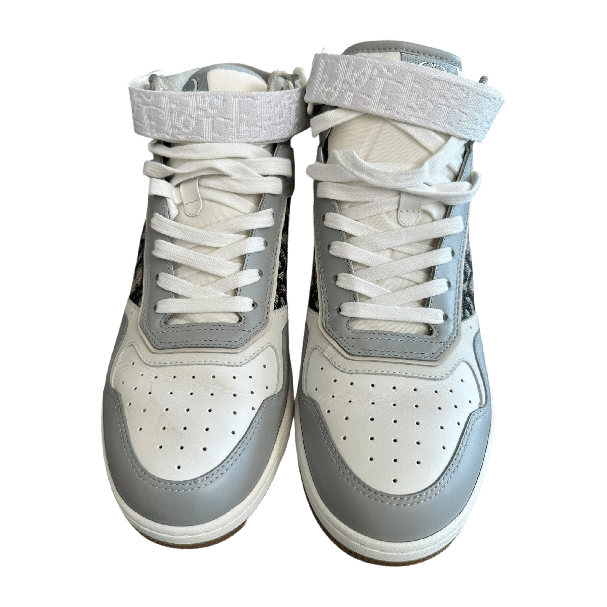 Dior Grey & White Oblique B27 Sneakers - Morely TrendsDior Type here:)