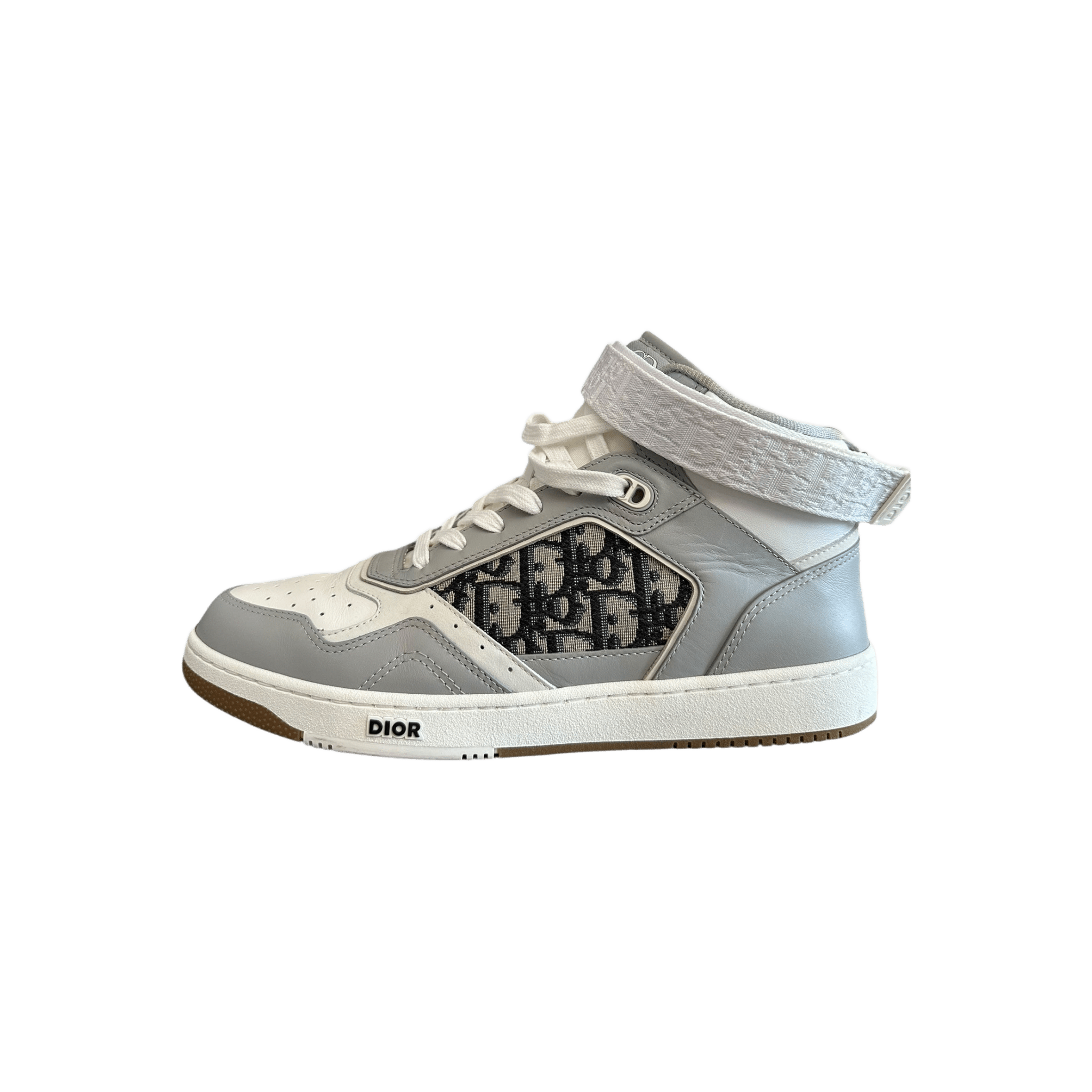 Dior Grey & White Oblique B27 Sneakers - Morely TrendsDior Type here:)