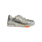 Louis Vuitton Silver & Orange Trainers - Morely TrendsLouis Vuitton Type here:)