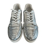 Louis Vuitton Silver & Orange Trainers - Morely TrendsLouis Vuitton Type here:)