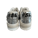 Louis Vuitton Silver & Orange Trainers - Morely TrendsLouis Vuitton Type here:)