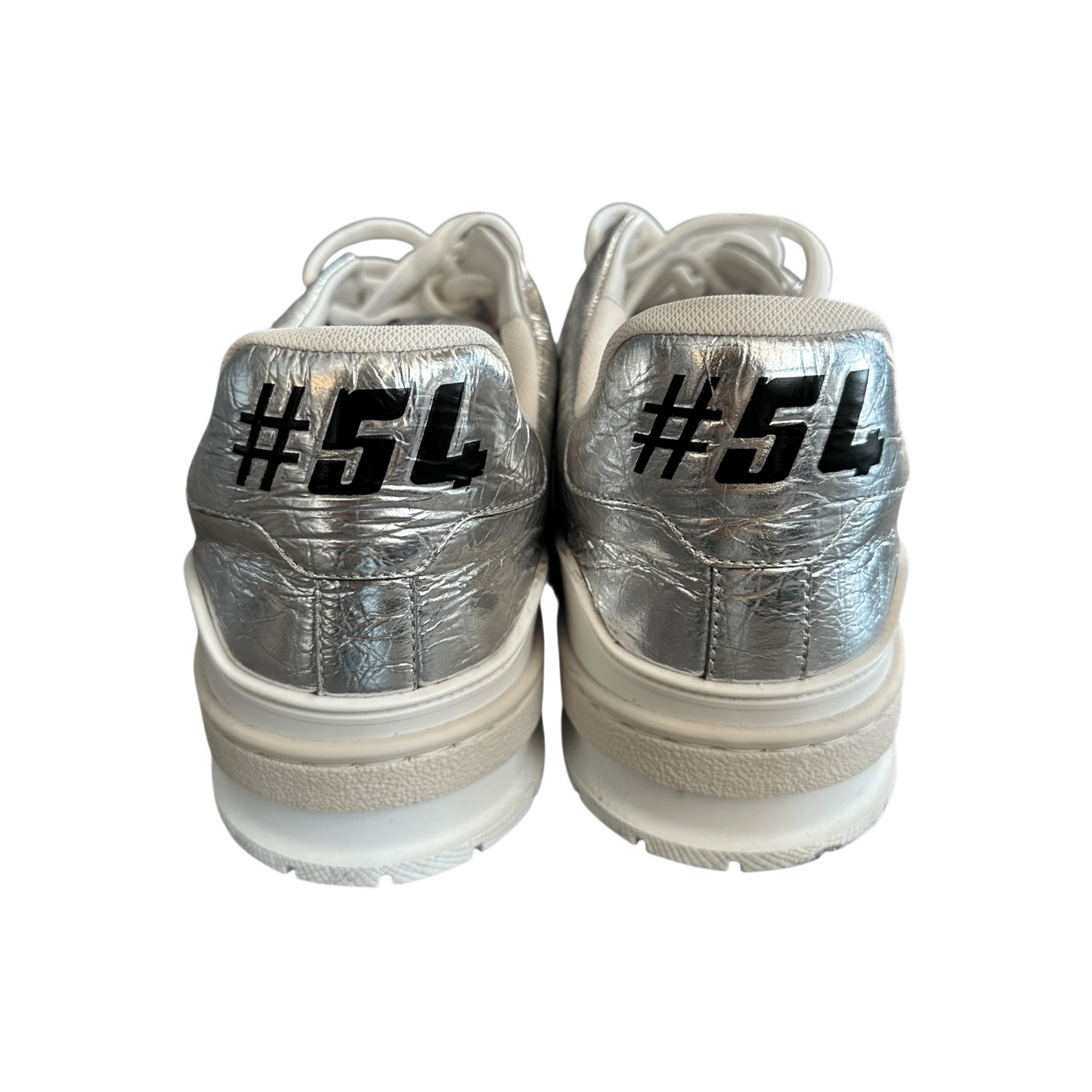 Louis Vuitton Silver & Orange Trainers - Morely TrendsLouis Vuitton Type here:)