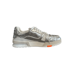 Louis Vuitton Silver & Orange Trainers - Morely TrendsLouis Vuitton Type here:)