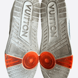 Louis Vuitton Silver & Orange Trainers - Morely TrendsLouis Vuitton Type here:)