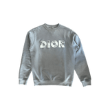 Dior Daniel Arsham Light Blue Logo Sweater - Morely TrendsDior Type here:)
