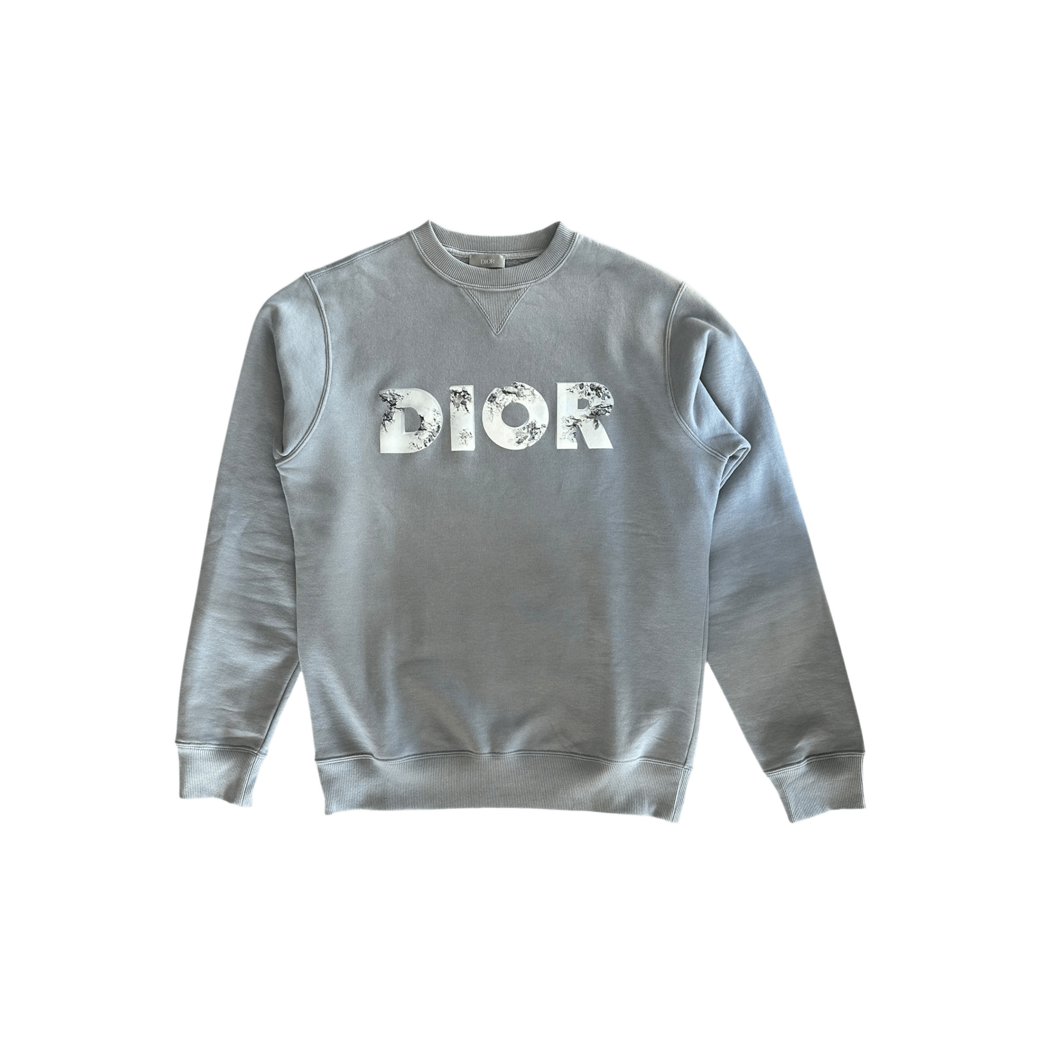 Dior Daniel Arsham Light Blue Logo Sweater - Morely TrendsDior Type here:)