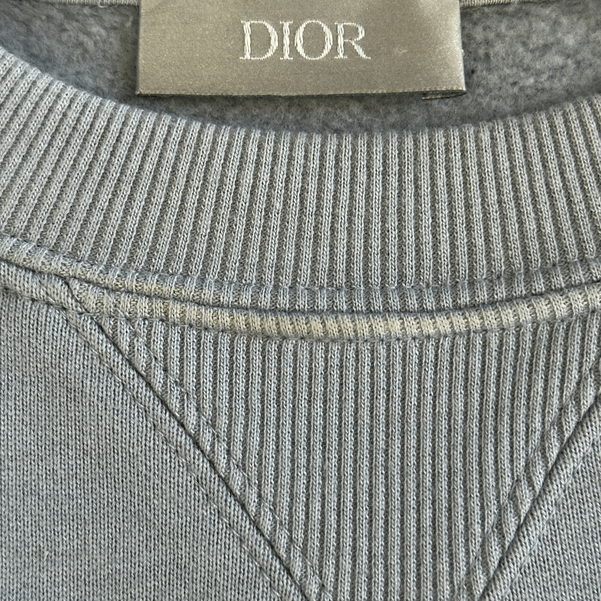 Dior Daniel Arsham Light Blue Logo Sweater - Morely TrendsDior Type here:)