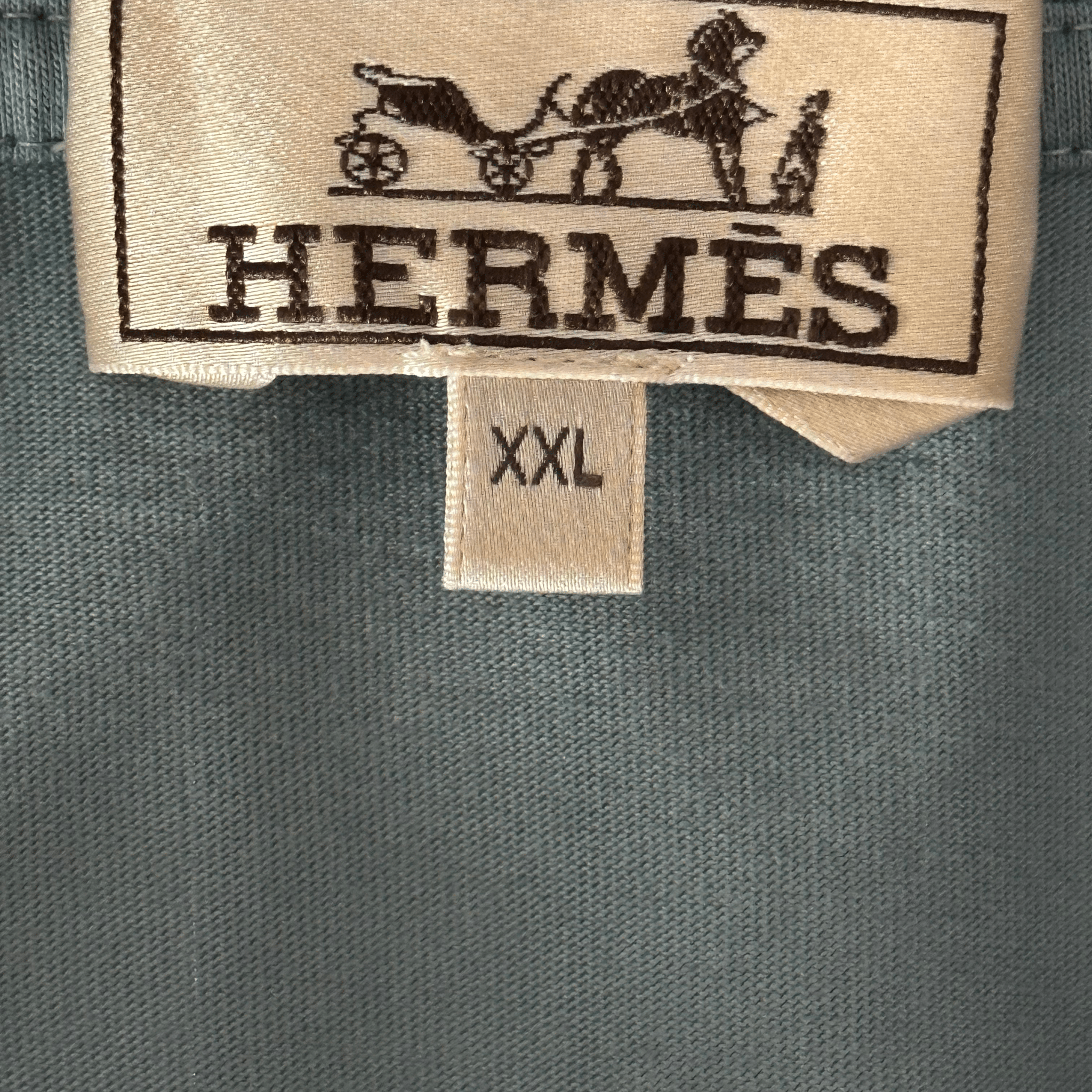 Hermes Blue Jeu d'Adresse Leather Patch T-Shirt - Morely TrendsHermes Type here:)
