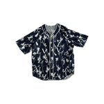 Louis Vuitton Navy & White Leaf Baseball Jersey - Morely TrendsLouis Vuitton Type here:)