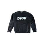 Dior Daniel Arsham Black & Blue Logo Sweater - Morely TrendsDior Type here:)
