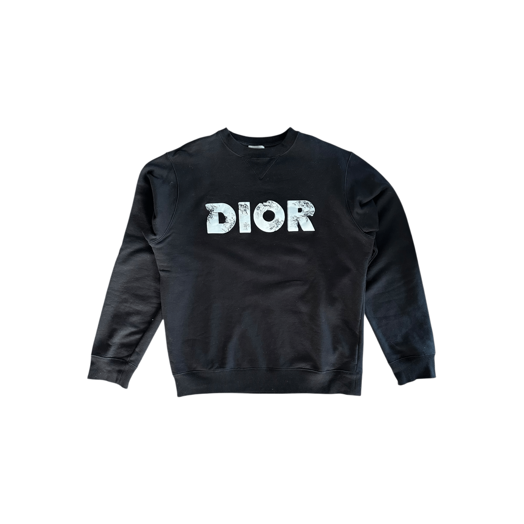Dior Daniel Arsham Black & Blue Logo Sweater - Morely TrendsDior Type here:)