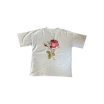 Dior Jardin White & Red Flower Logo Embroidered T-Shirt - Morely TrendsDior Type here:)