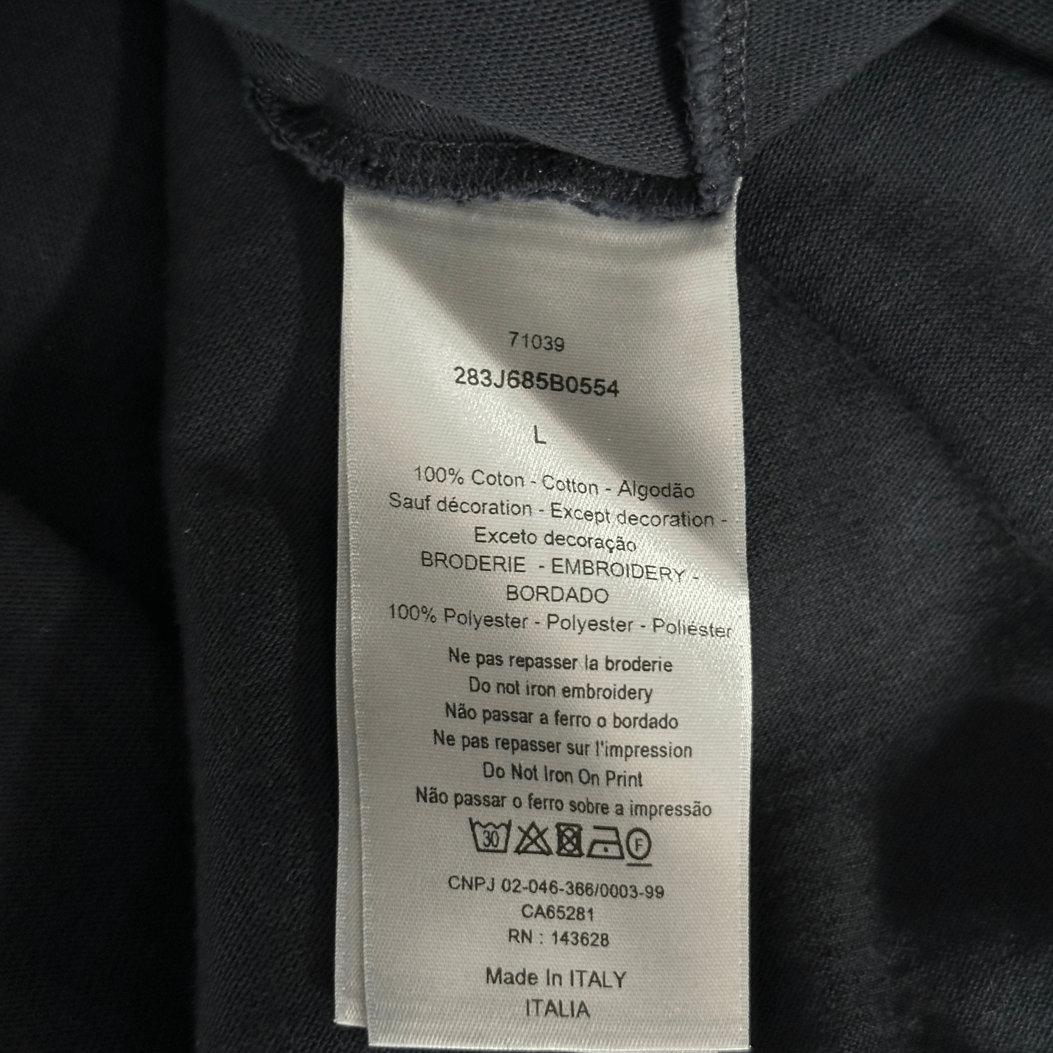 Dior Cactus Jack Black & Green Embroidered Logo T-Shirt - Morely TrendsDior Type here:)