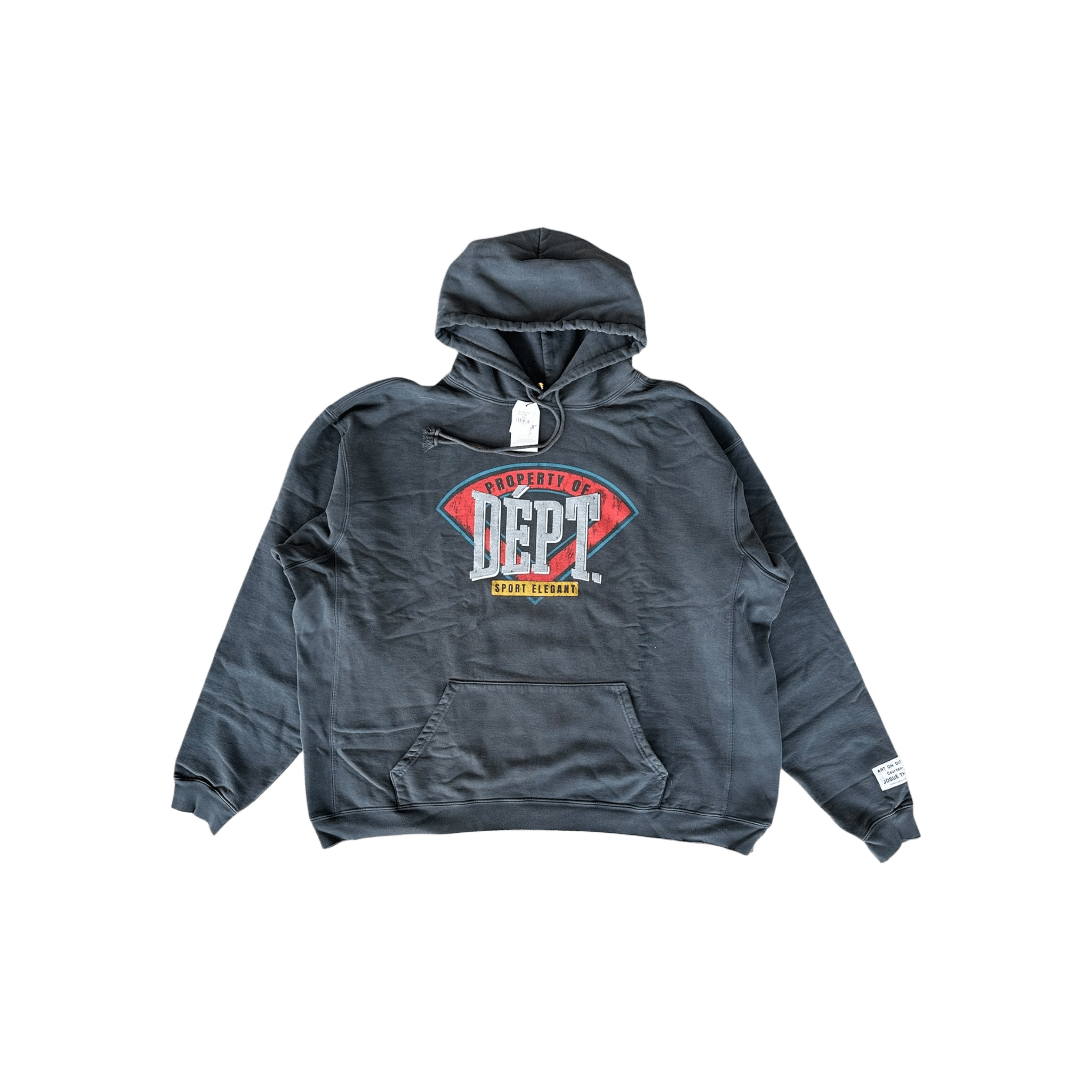 Gallery Dept Vintage Black Baseball Logo Hoodie - Morely TrendsGallery Dept Type here:)