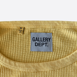 Gallery Dept Yellow & Black Logo Thermal Longsleeve T-Shirt - Morely TrendsGallery Dept Type here:)