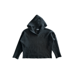 Chrome Hearts Black Ponyhair Cross Patch Knitted Hoodie - Morely TrendsChrome Hearts Type here:)