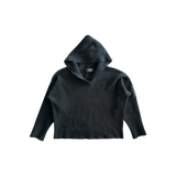 Chrome Hearts Black Ponyhair Cross Patch Knitted Hoodie - Morely TrendsChrome Hearts Type here:)