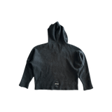 Chrome Hearts Black Ponyhair Cross Patch Knitted Hoodie - Morely TrendsChrome Hearts Type here:)