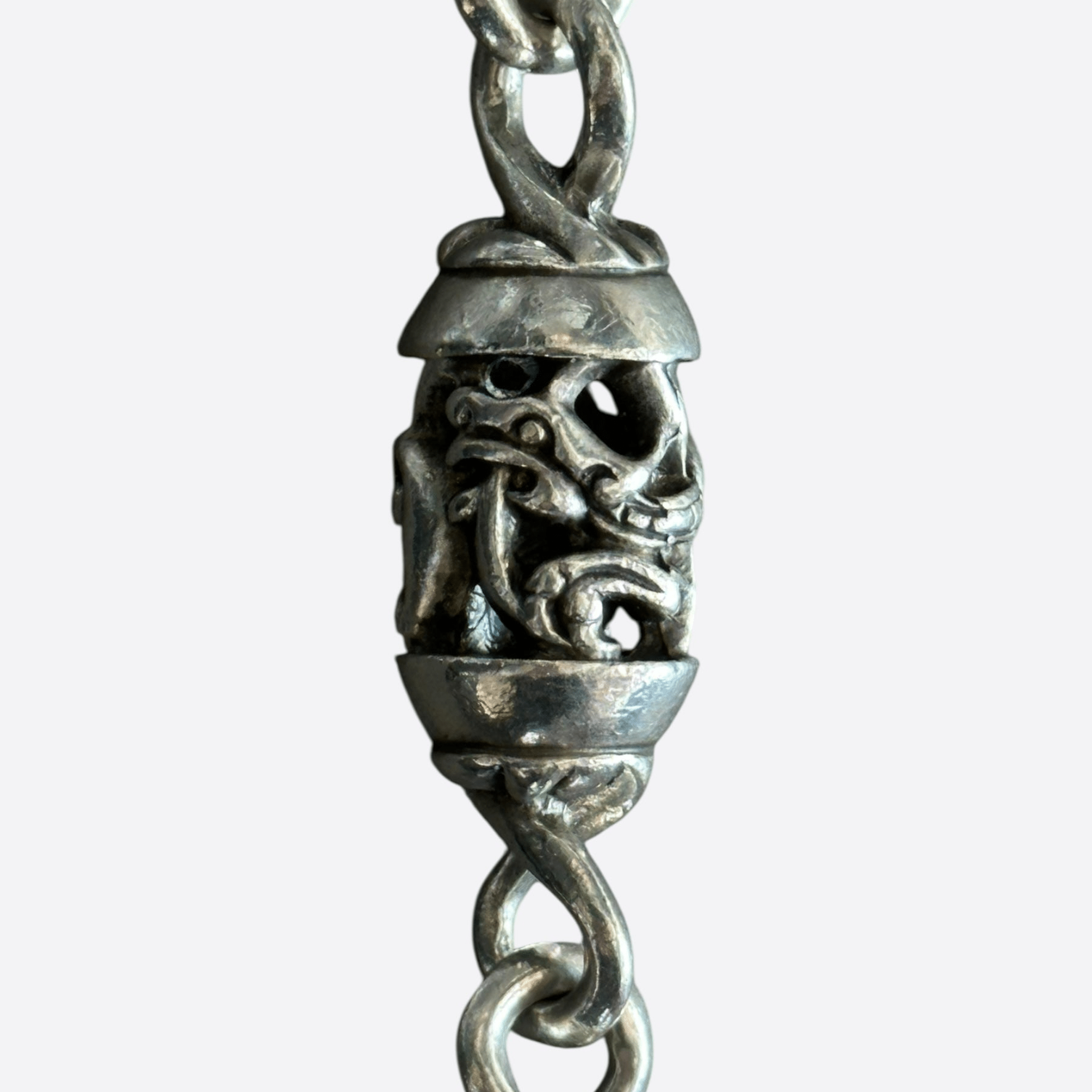 Chrome Hearts Silver Celtic Roller Wallet Chain - Morely TrendsChrome Hearts Type here:)