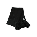 Amiri Black & White Wool Knit MA Logo Scarf - Morely TrendsAmiri Type here:)