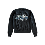 Amiri Black & White Dragon Logo Wool Sweater - Morely TrendsAmiri Type here:)