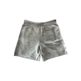 Amiri Grey & White Distressed 22 Logo Cashmere Shorts - Morely TrendsAmiri Type here:)
