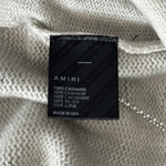 Amiri Grey & White Distressed 22 Logo Cashmere Shorts - Morely TrendsAmiri Type here:)