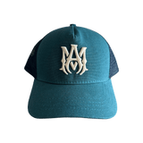 Amiri Blue & White MA Logo Kids Trucker Hat - Morely TrendsAmiri Type here:)