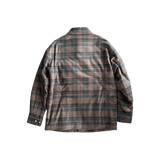 Amiri Brown Plaid MA Logo Padded Overshirt - Morely TrendsAmiri Type here:)