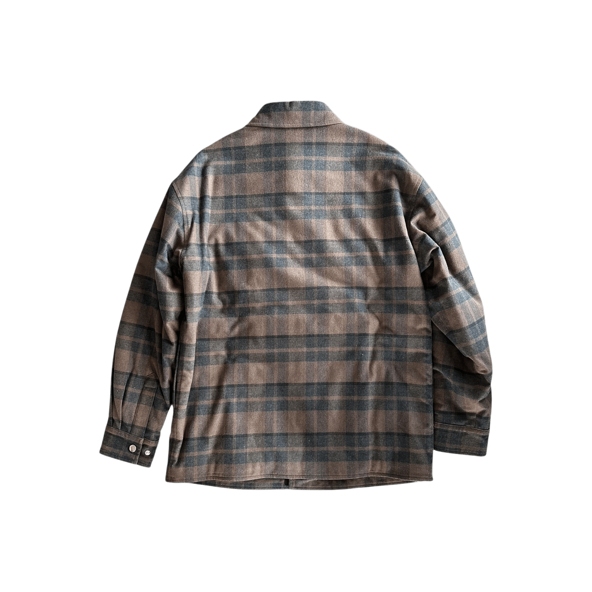 Amiri Brown Plaid MA Logo Padded Overshirt - Morely TrendsAmiri Type here:)