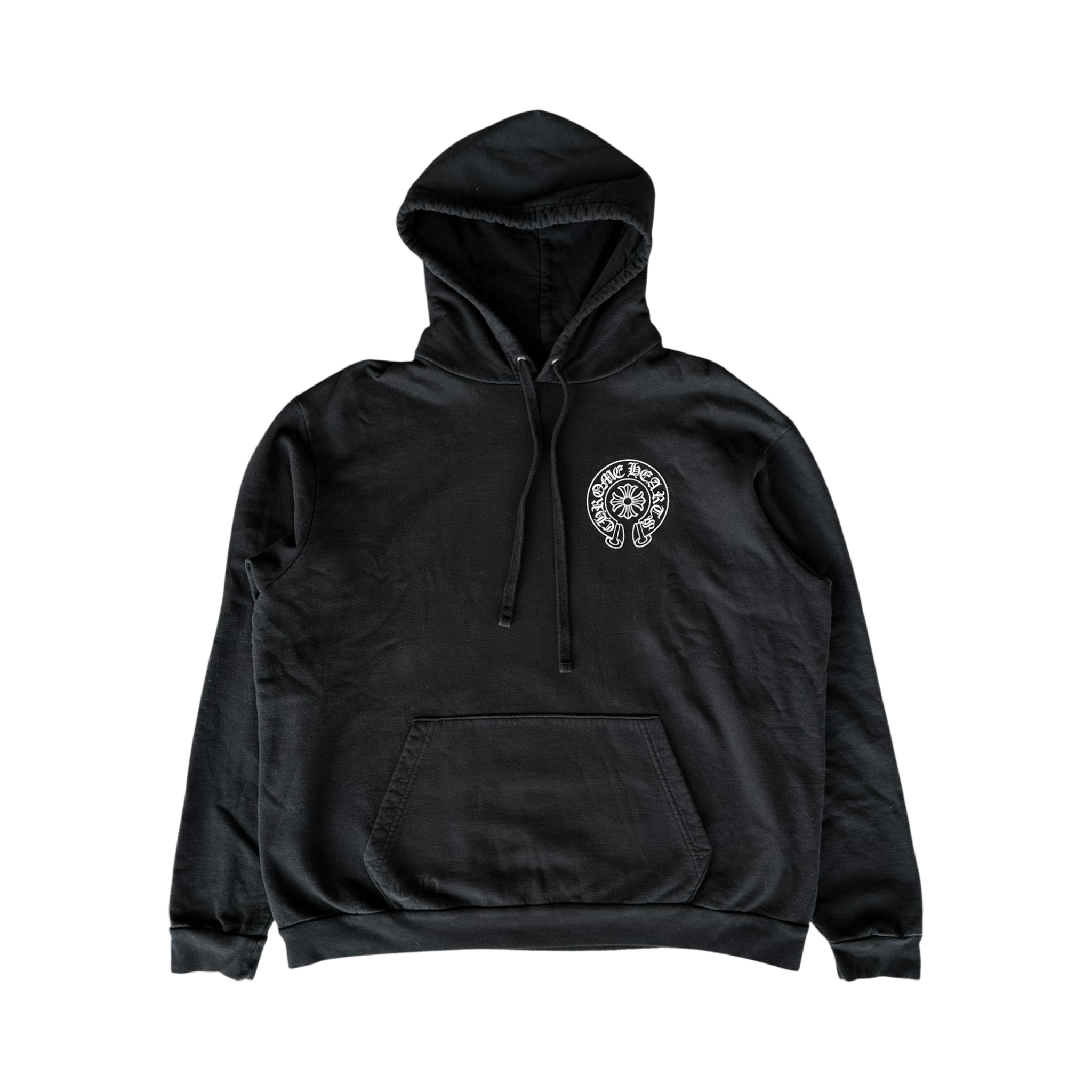 Chrome Hearts Black & White Las Vegas Horseshoe Logo Hoodie - Morely TrendsChrome Hearts Type here:)