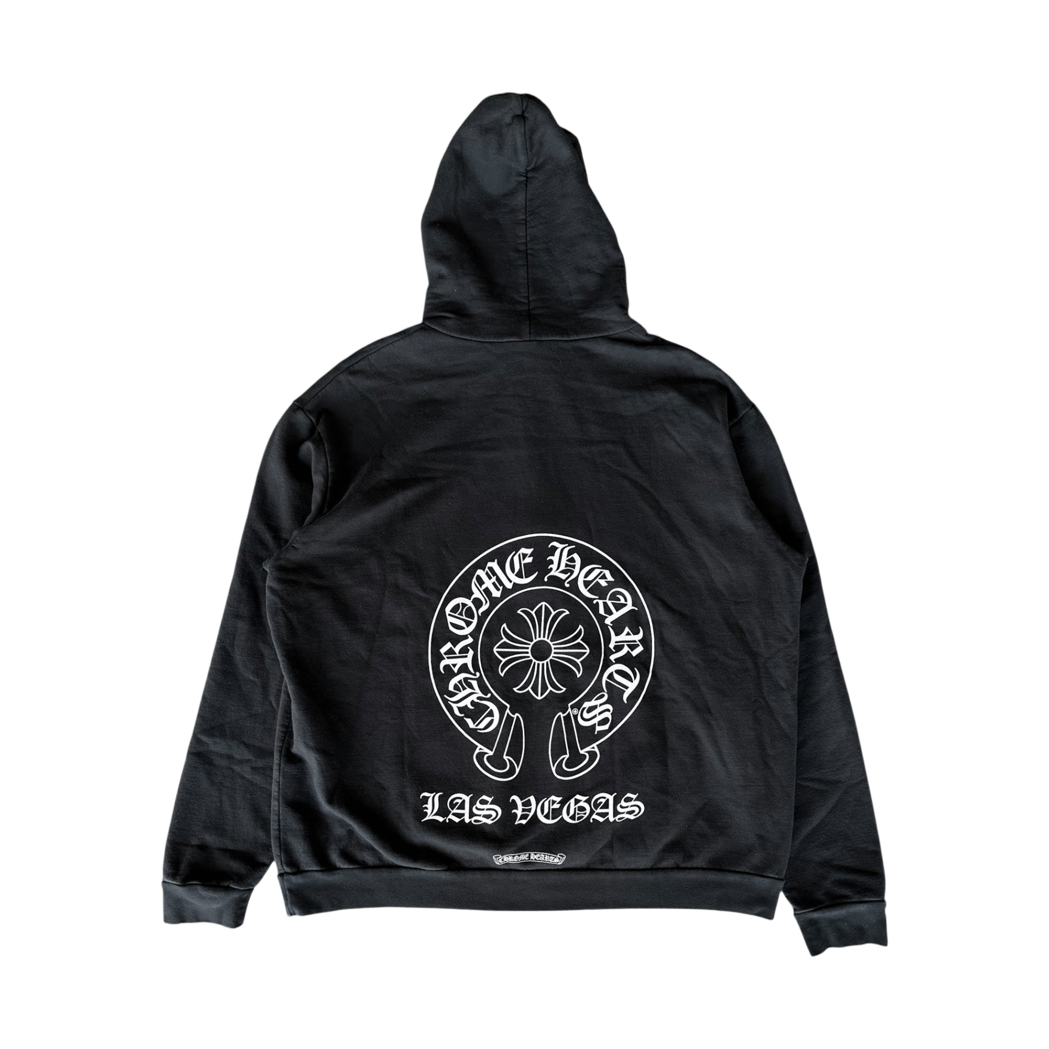Chrome Hearts Black & White Las Vegas Horseshoe Logo Hoodie - Morely TrendsChrome Hearts Type here:)