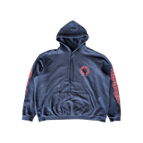 Chrome Hearts Navy & Red Horseshoe Logo Hoodie - Morely TrendsChrome Hearts Type here:)