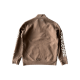 Chrome Hearts Brown & White Embroidered Logo Quarter Zip Sweater - Morely TrendsChrome Hearts Type here:)