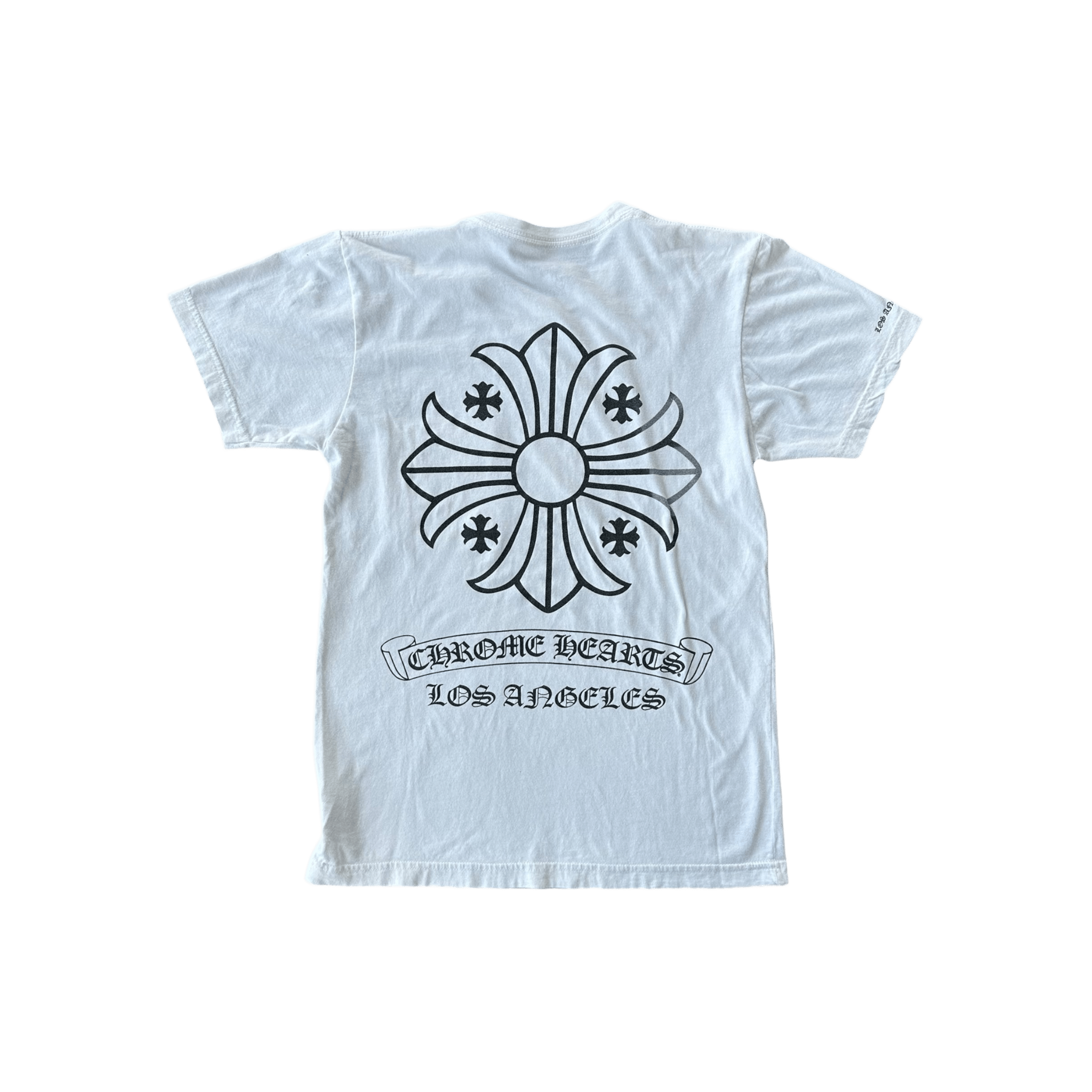 Chrome Hearts White & Black Los Angeles Exclusive Cross Logo T-Shirt - Morely TrendsChrome Hearts Type here:)