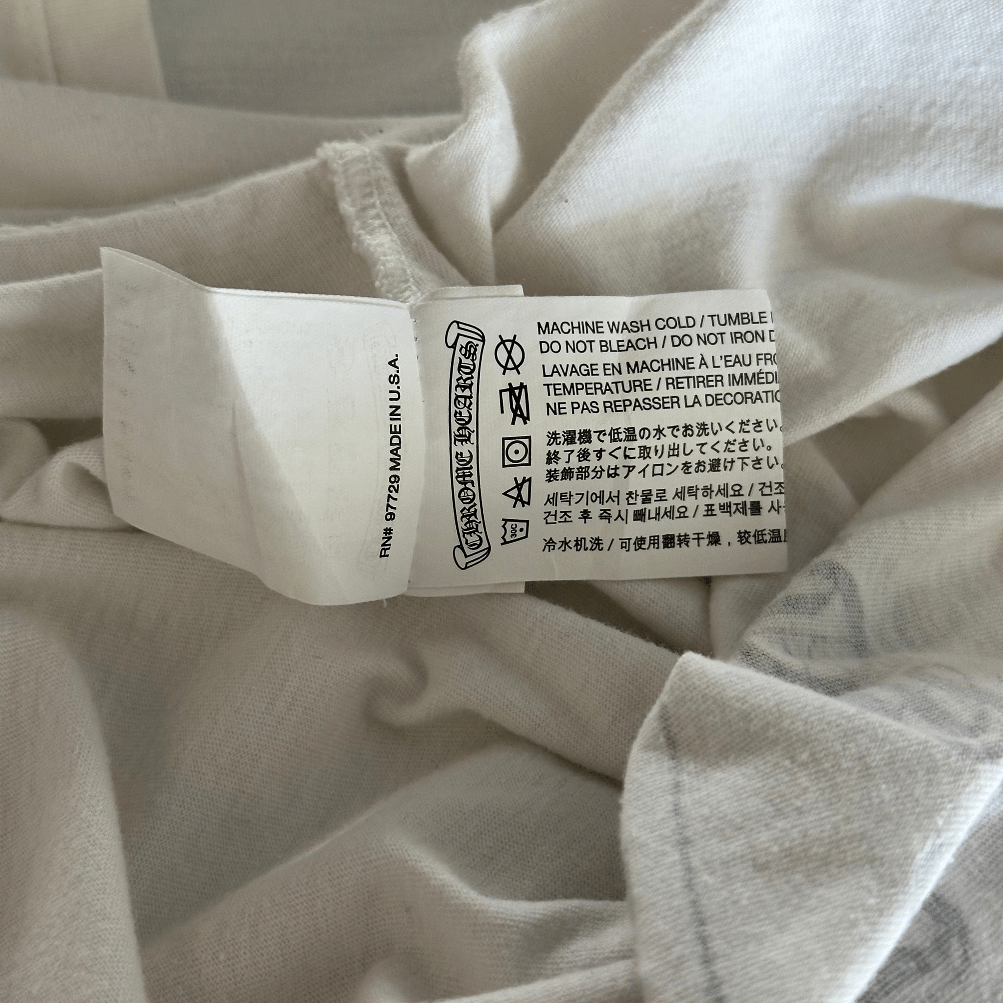 Chrome Hearts White & Black Los Angeles Exclusive Cross Logo T-Shirt - Morely TrendsChrome Hearts Type here:)