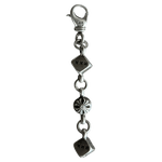 Chrome Hearts Silver & Diamond Dice Bracelet - Morely TrendsChrome Hearts Type here:)