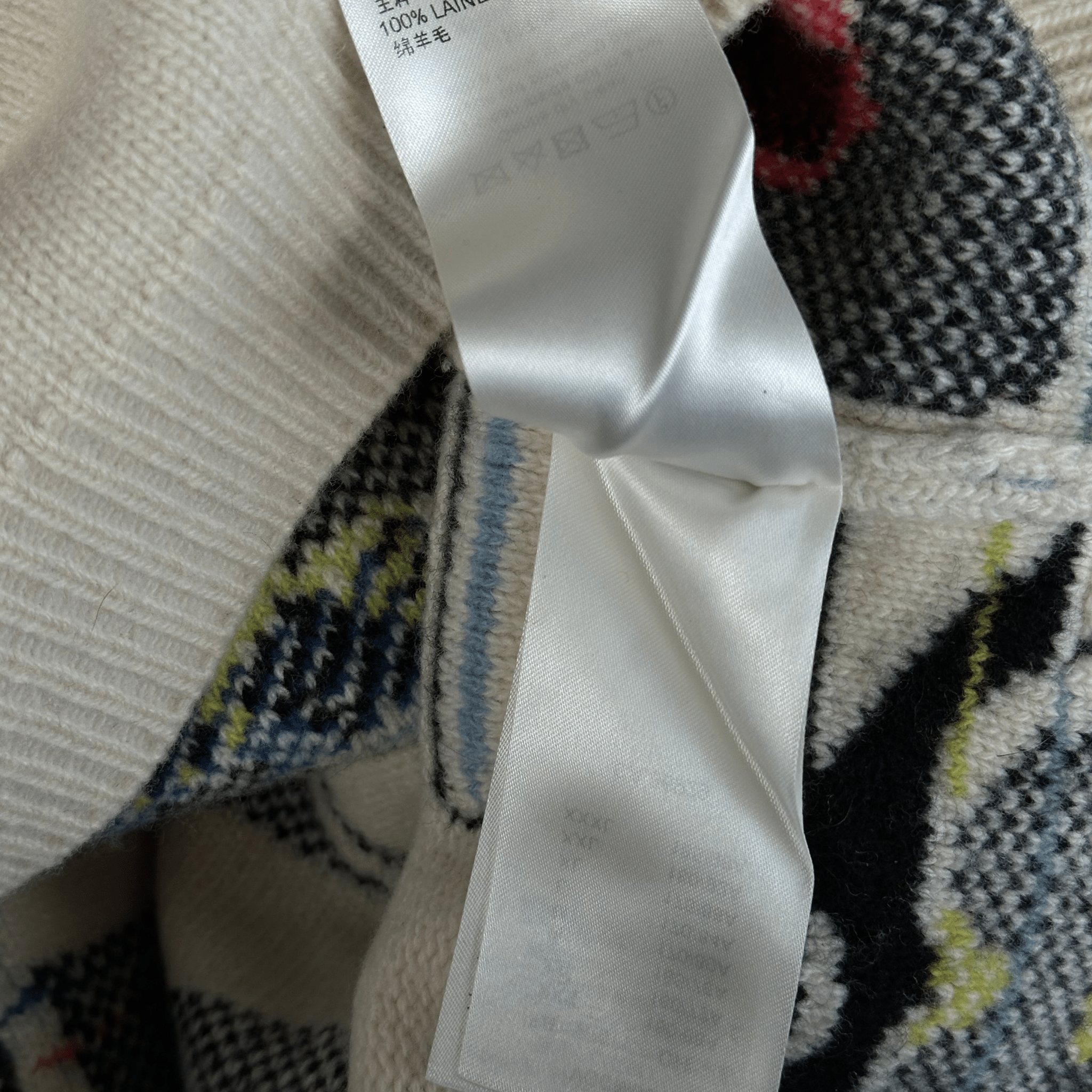 Louis Vuitton Beige Puzzle Wool Sweater - Morely TrendsLouis Vuitton Type here:)