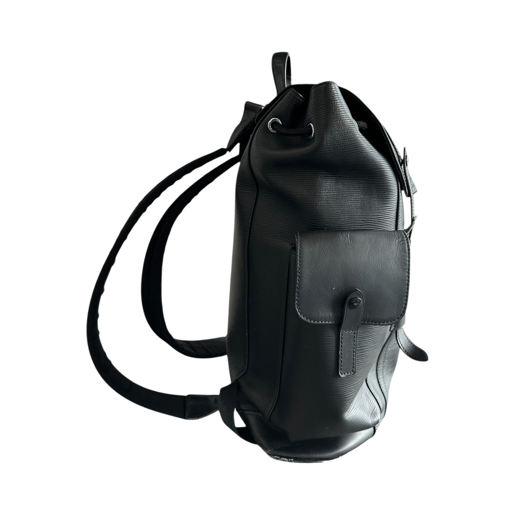 Louis Vuitton Black EPI Leather Christopher Backpack - Morely TrendsLouis Vuitton Type here:)